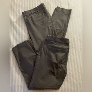 Bundle of gray pixie pants from old navy size 8